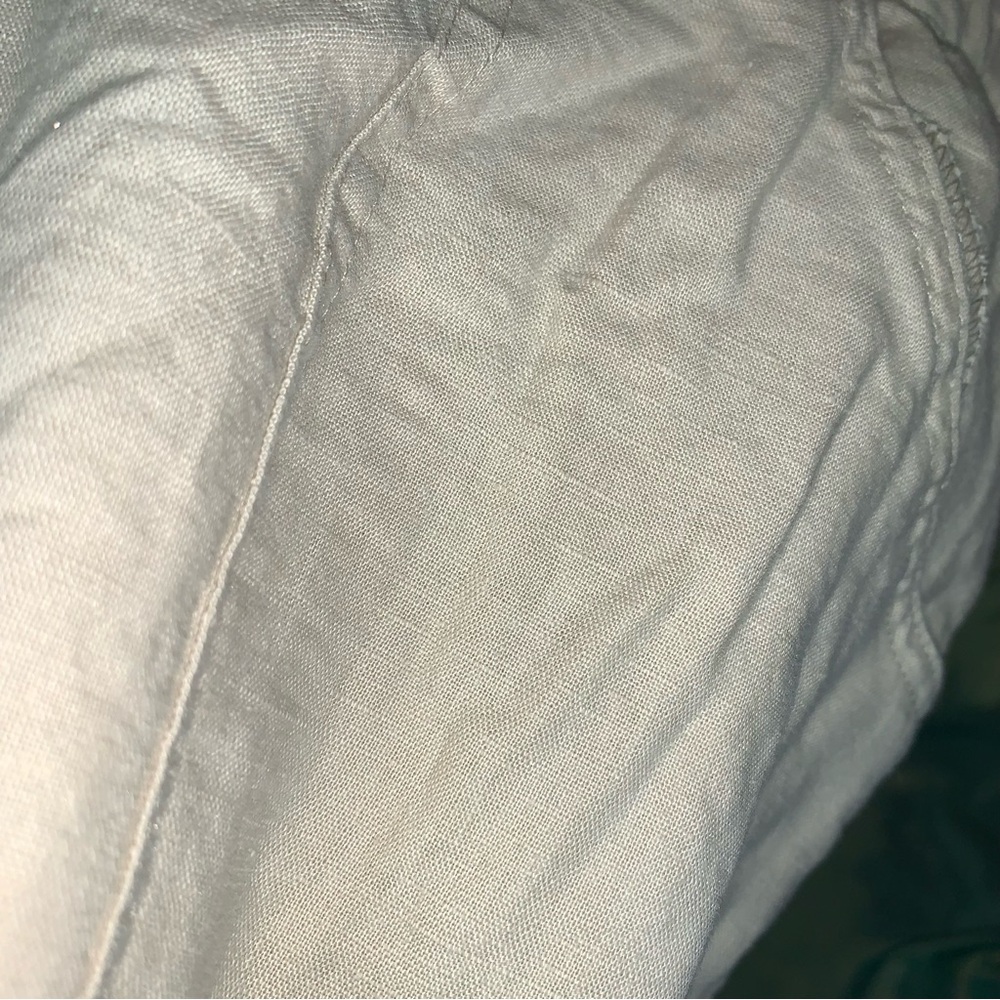 New York & Company Cream Linen Pants Size Large - Picture 5 of 7